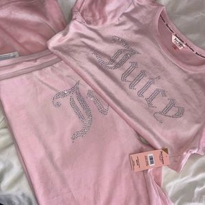 Juicy Couture 2 piece Bling set
